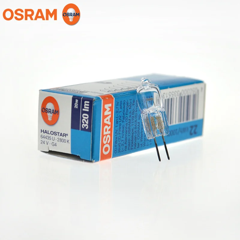 (3 шт.)Osram 64435U галогенная лампа шарик 24 В 20 Вт хирургическая бестеневая для