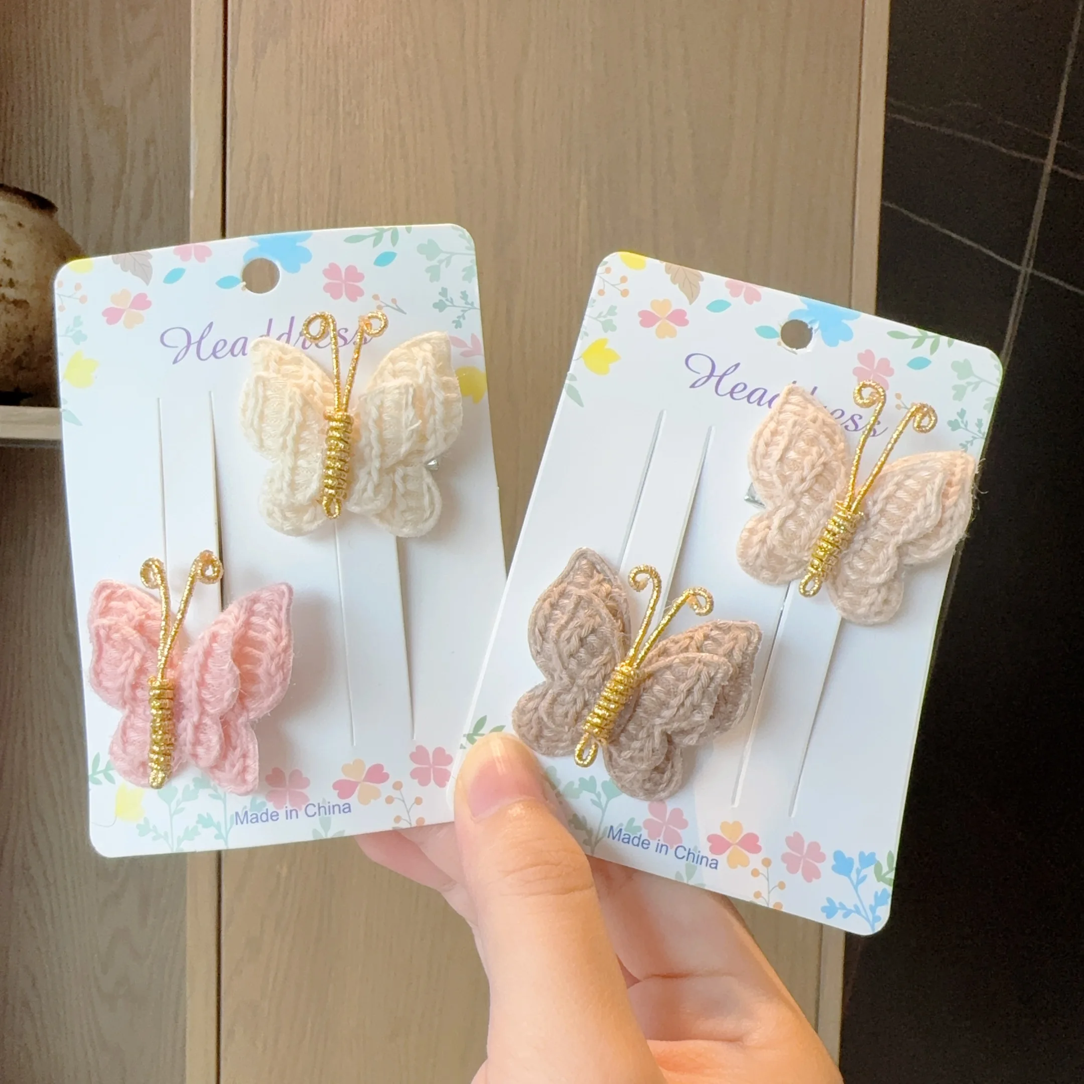 6 шт. Элегантные Заколки-бабочки с кисточками женские ретро аксессуары зажим