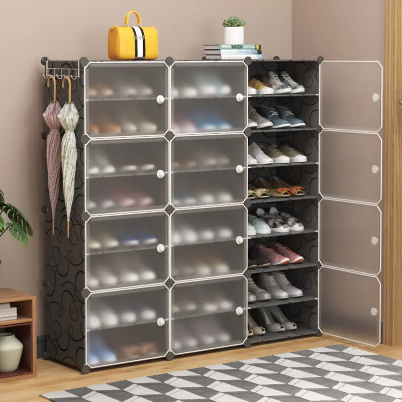 Shoe Rack Doorway Entrance Wall  Storage Cabinet Household Shoe Cabinet Strong and Durable Multi-Layer Special Clearance Rack