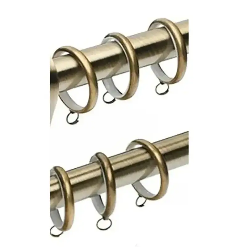 

40 упаковок, латунные кольца для штор Sungshida со стальными люверсами, беззвучные внутренние Аксессуары для штор диаметром 22/ 25/28/32 мм (от 1 дюйма до 1,25 дюйма) Стержни