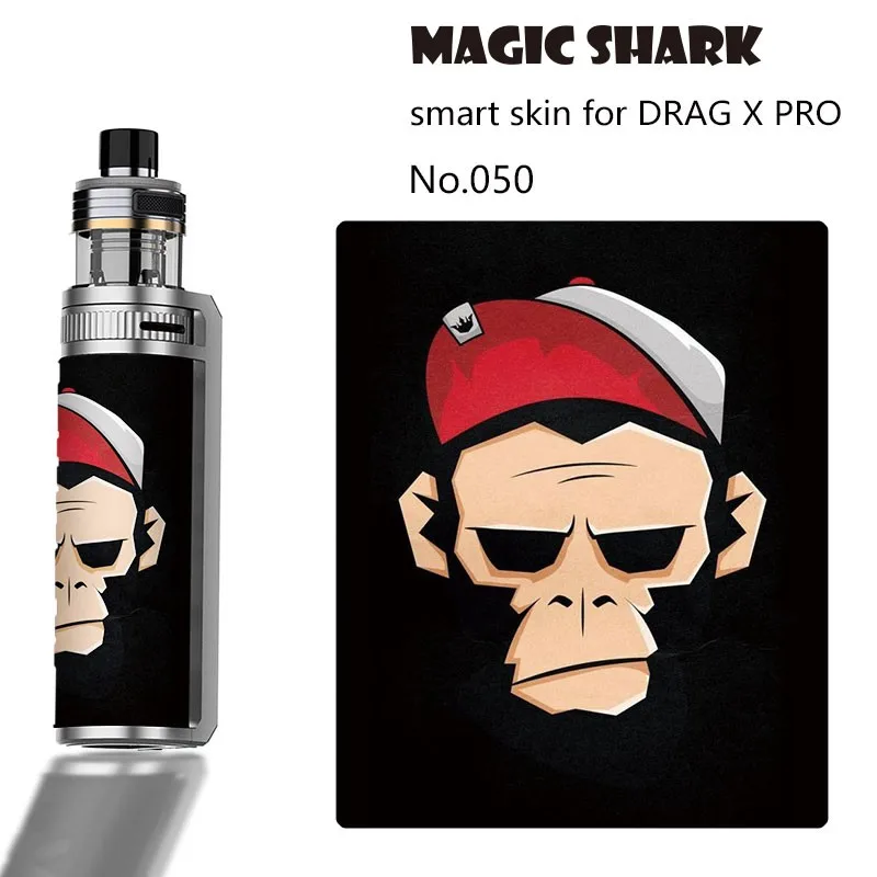 Чехол-наклейка с мультяшным аниме кролик свинка пленка для Voopoo Drag X Pro чехол -