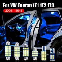 for volkswagen vw touran 1t1 1t2 1t3 2003 2013 2014 2015 12v car led reading lights vanity mirror lamps trunk glove box bulbs