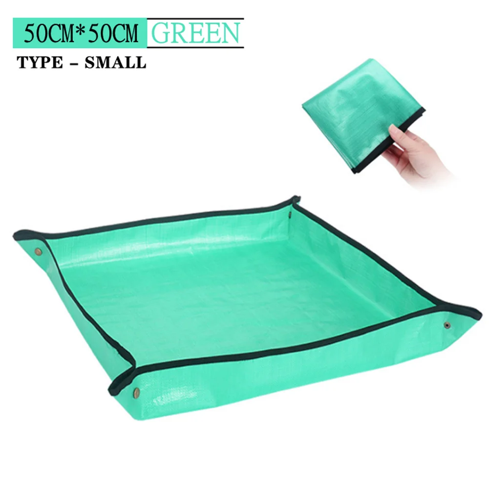 

50/66/100cm Gardening Planting Mat PE Planting Repotting Mat Flower Pots Mats Foldable Waterproof Plant Flower Gardening Pad