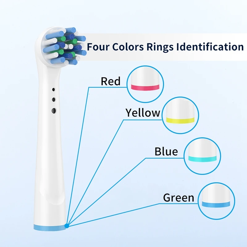 4pcs Electric Toothbrush Head Replaceable Brush Heads For Oral B Electric Advance Pro Health Triumph 3D Excel Vitality