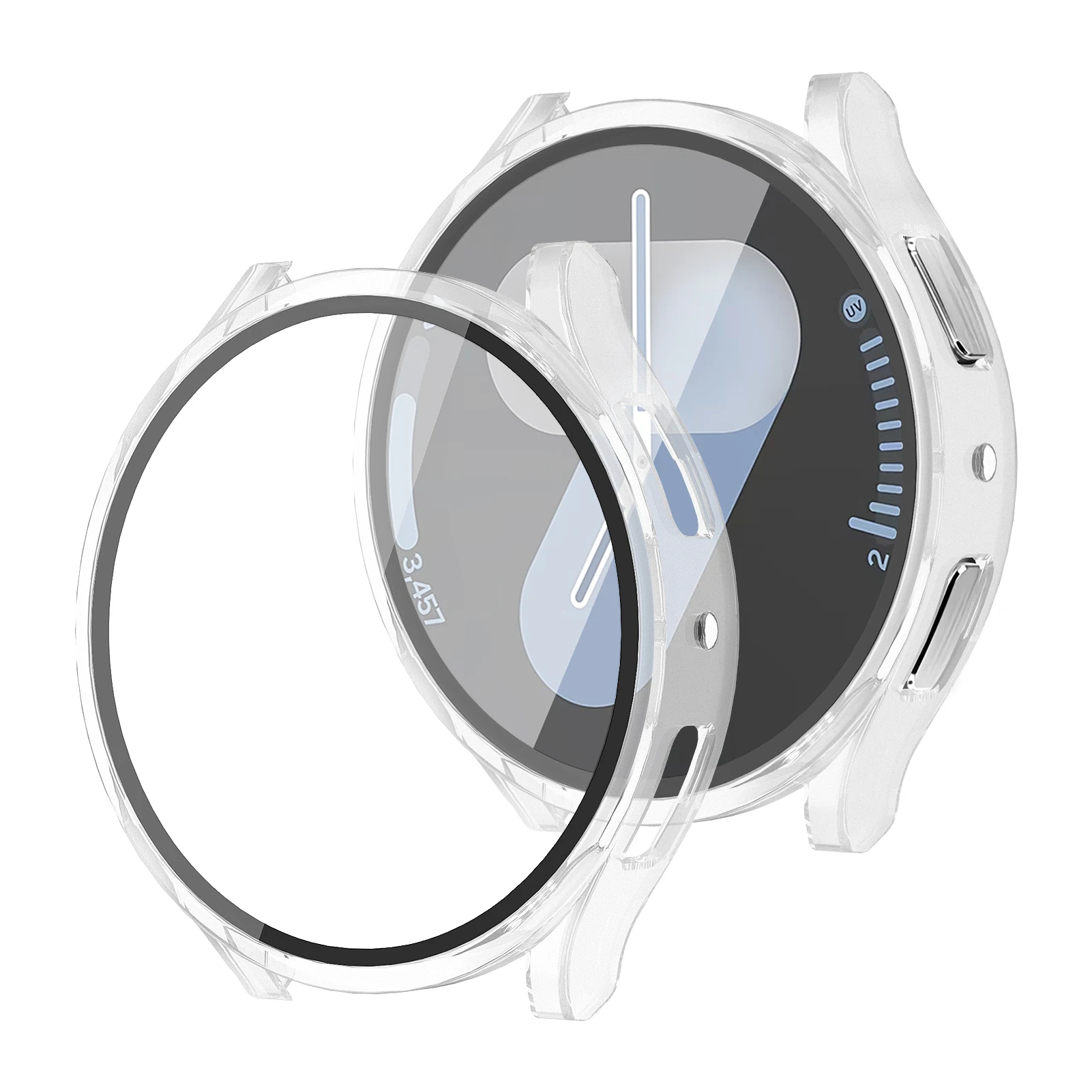 Стекло + чехол для Samsung Galaxy watch 7 44 мм 40 аксессуары защитная пленка экрана