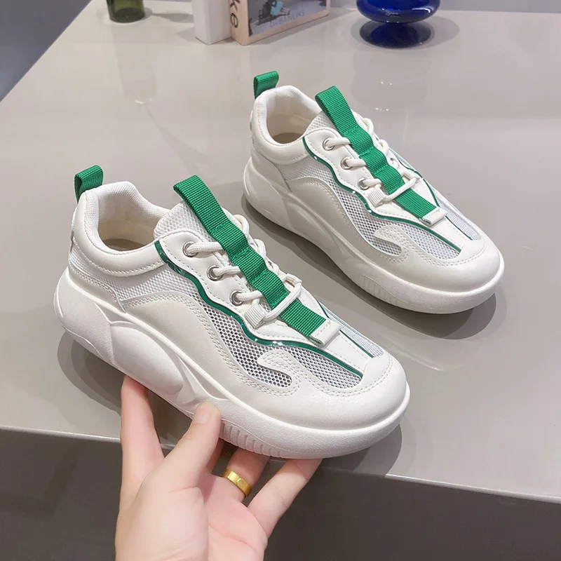 2023 Women Tennis Shoes Bottom Sneakers Gym Female Sport Walking Breathable Mesh Women Sneakers Lightweight Sports Running Shoes