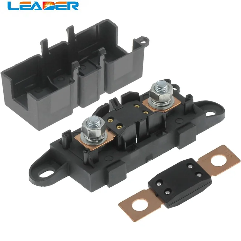 

Free Shopping LEADER 1PCS ANM-H3 MEGA Auto Fuse Holder/ANM Bolt-on Blade Fuse Holder Flat Type Fuse 50A / 125A / 200A /300A