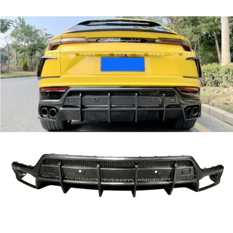Задний бампер из настоящего углеродного волокна диффузор спойлер для Lamborghini URUS