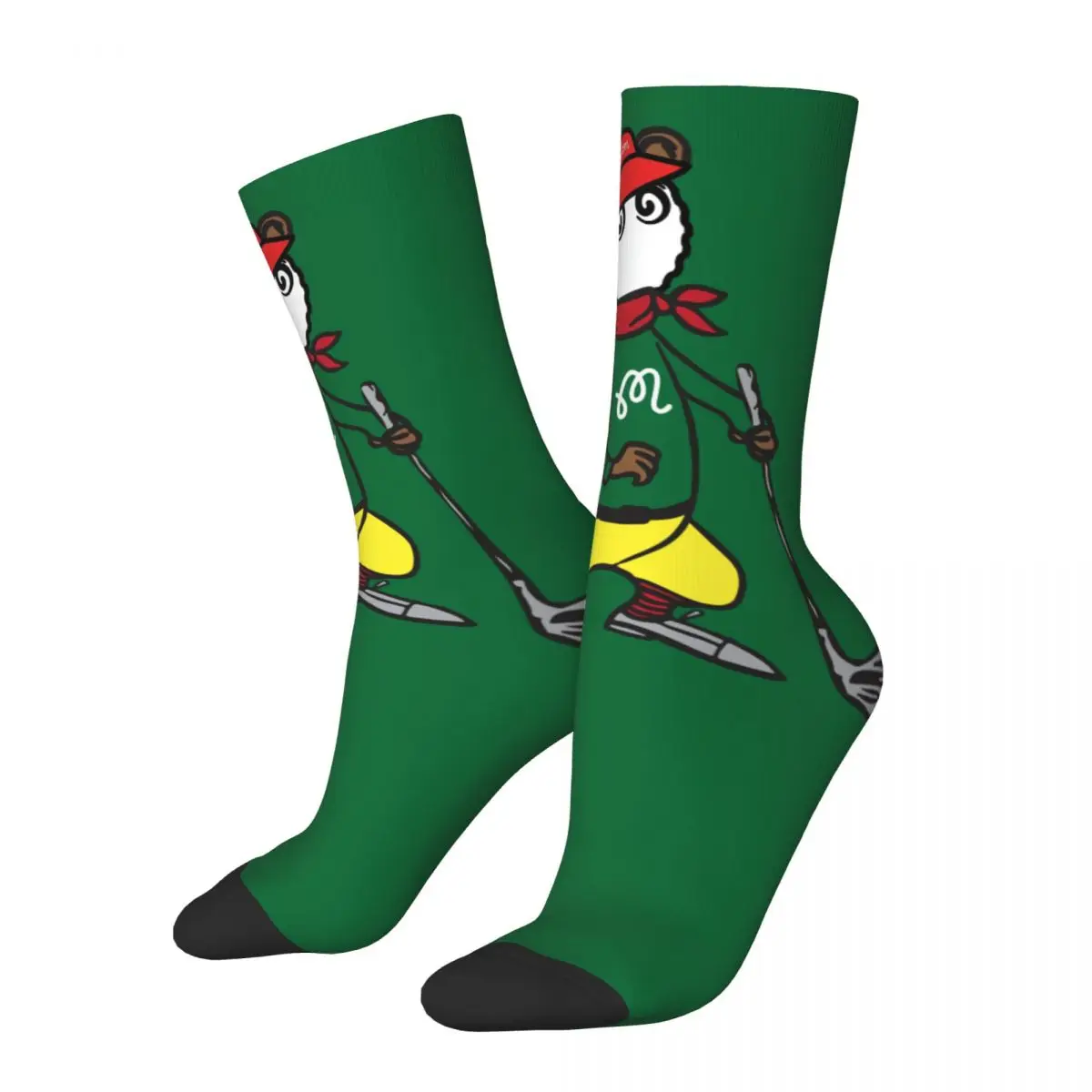 

Hip Hop Vintage Squirrel Crazy Men's compression Socks Unisex Malbon Golf Harajuku Seamless Printed Funny Novelty Crew Sock