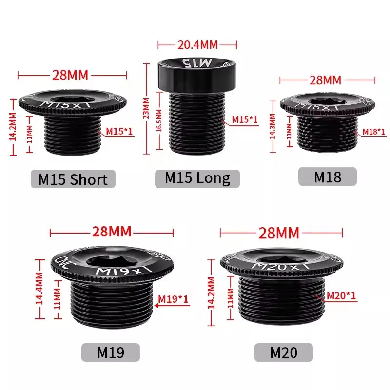 MUQZI-Полая универсальная крышка кривошипа диска для горного велосипеда стопорный