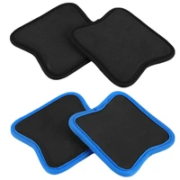 2 pair strength training weight lifting protector pad wear resistant dumbbell grip pads for eliminate sweaty hands