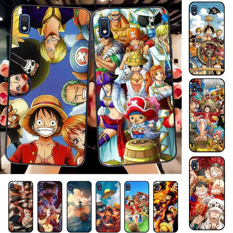 

BANDAI One Piece Phone Case for Samsung A51 01 50 71 21S 70 31 40 30 10 20 S E 11 91 A7 A8 2018