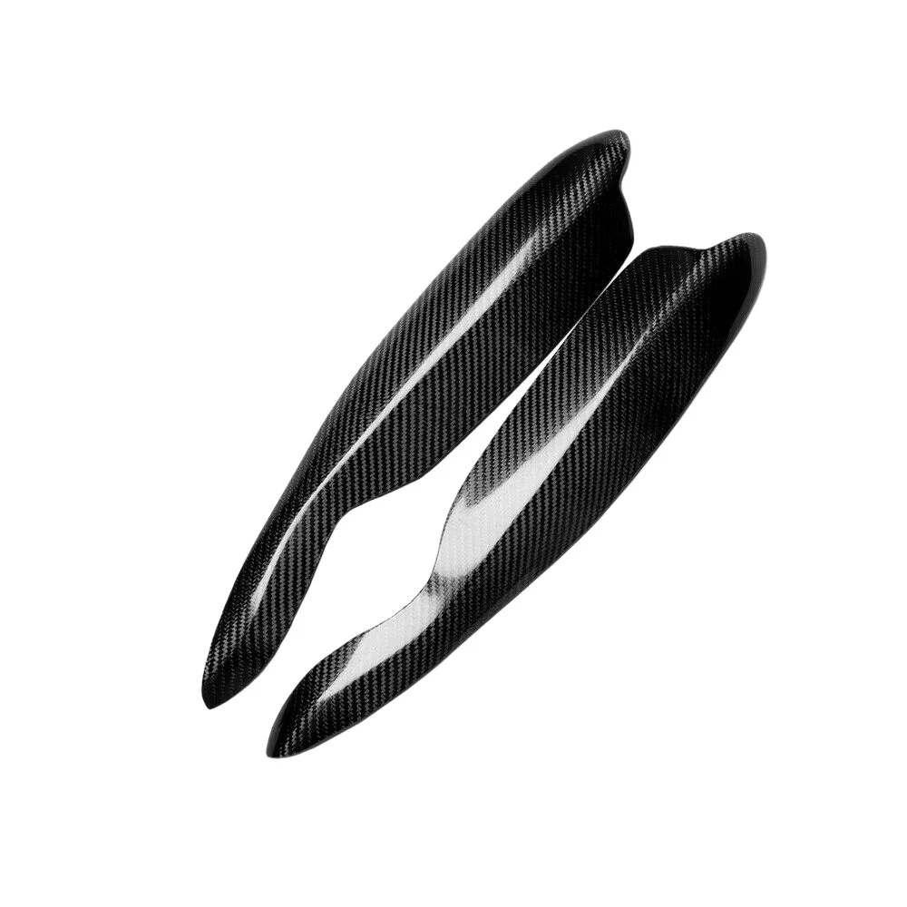 

Автомобильная наклейка для передней фары из углеродного волокна, наклейка для глаз для Mercedes-Benz Smart Fortwo W451 2007-2014