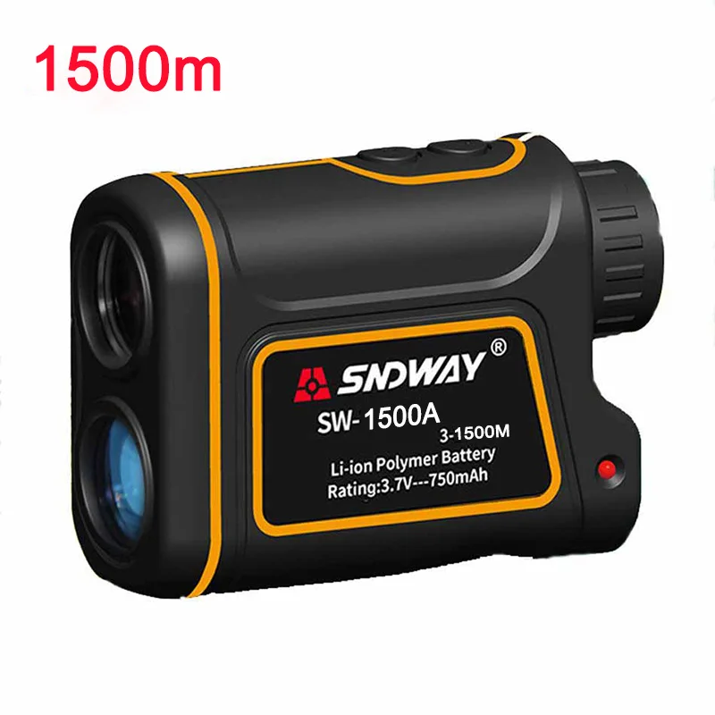 SNDWAY Telescope Laser Range Finder Digital Distance Meter Hunting Monocular Golf Rangefinder 600m 1000m 1500m Roulette