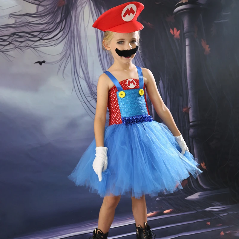 Хэллоуин Детский Фестиваль Мультфильм Супер Игра Луиджи Брос Косплей Костюм