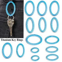 high quality outdoor real super lightweight key rings keychains buckle pendant man car keychain male creativity gift