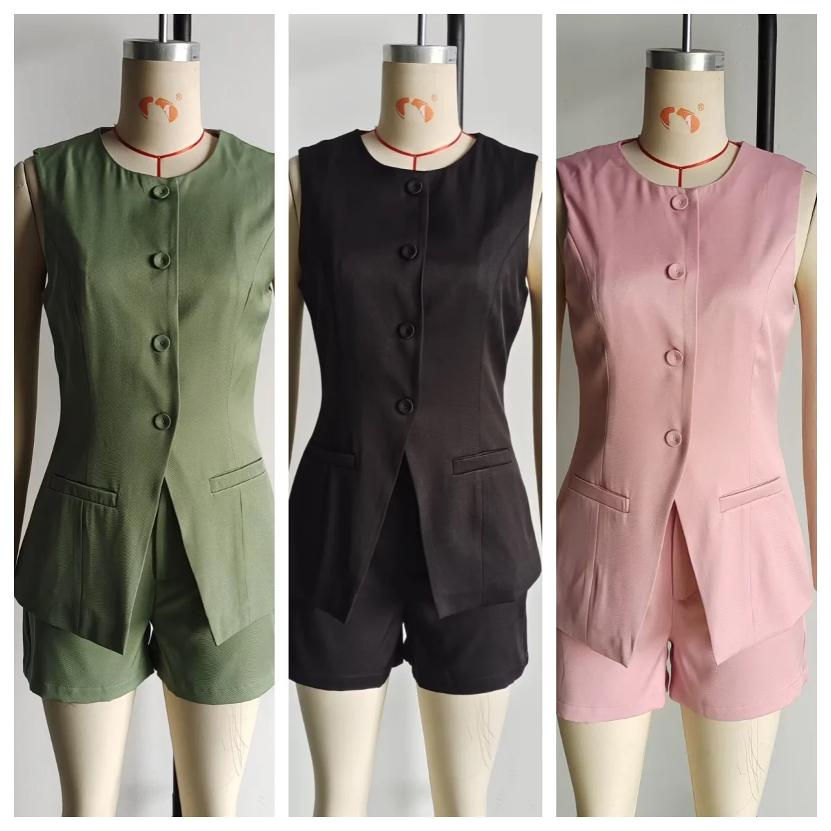 Костюм высокого качества во французском стиле Элегантный Приталенный жилет