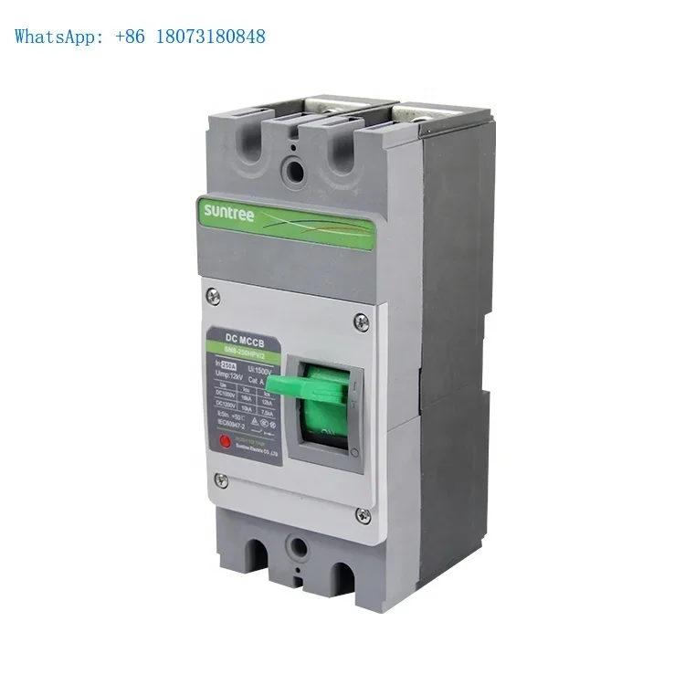 Лучшая цена однофазный MCCB 2-полюсный 63 А 1000 В автоматический выключатель