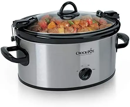 

and Carry 6 Quart Manual Portable Slow Cooker and Food Warmer, Stainless (SCCPVL600-S) Rice cook Olla de presion eléctrica Rice