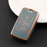 car key case for land rover range rover evoque discovery sport velar for jaguar xe xf e pace f pace key lock cover accessories