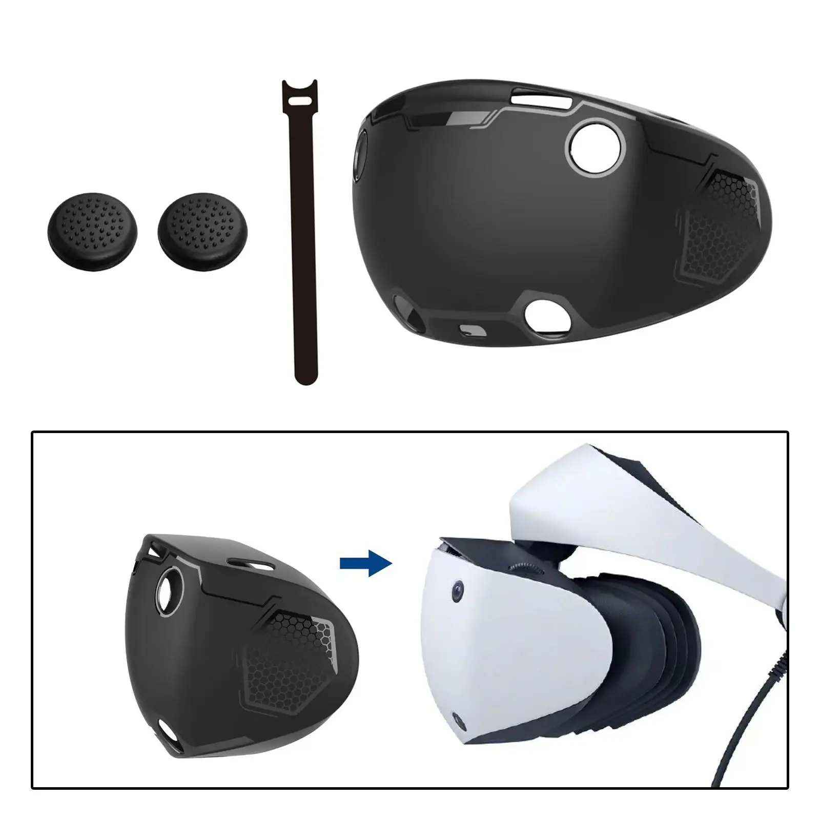 

Защитный чехол для Psvr2 моющийся для PS VR2 гарнитуры защитный чехол для Psvr2 защитный чехол для объектива для Psvr2 аксессуары