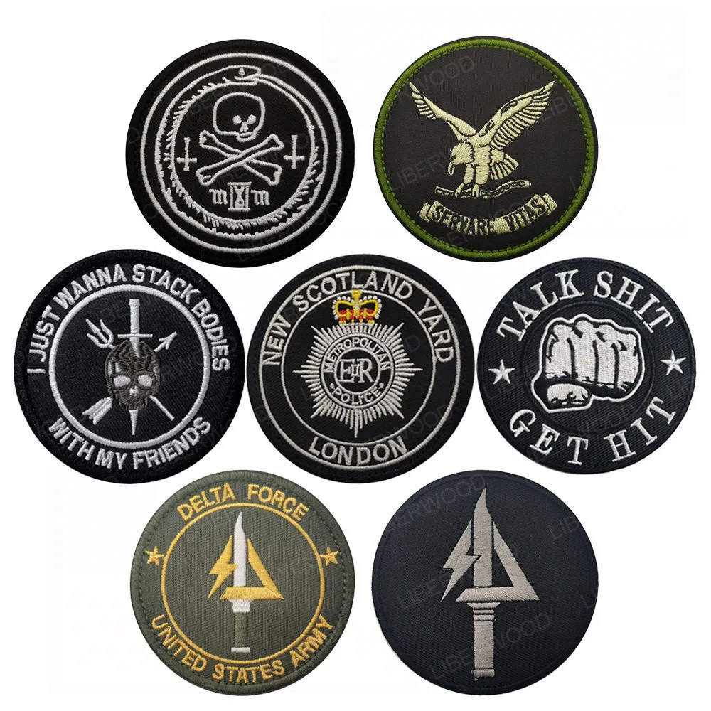 LIBERWOOD новинка шотландский двор Лондонский значок армия США нашивка получение