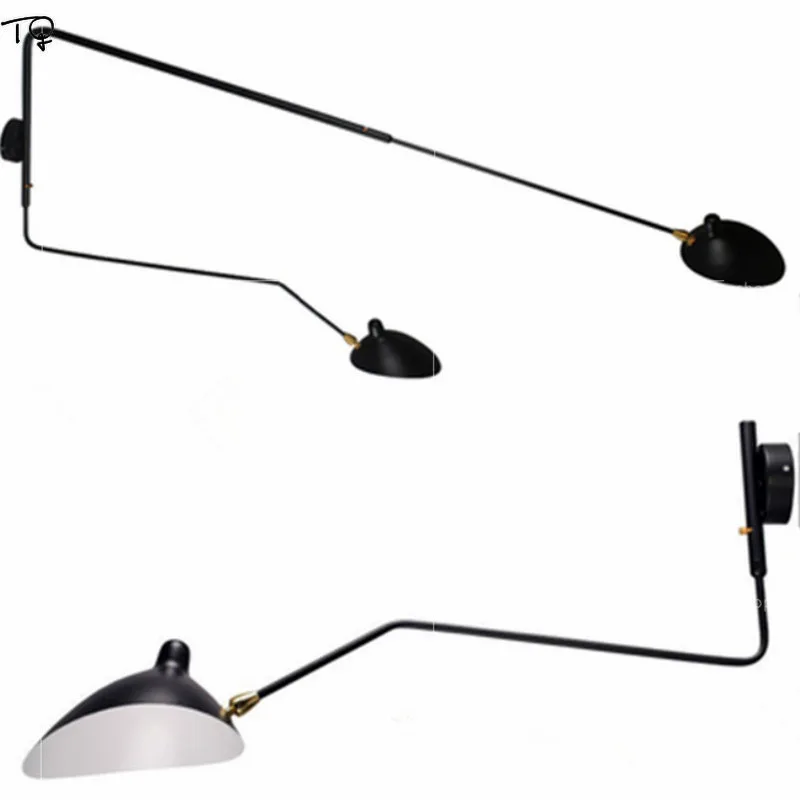 

Designer Industrial DaWn Spider Serge Mouille Wall Lamps Iron Art Modern Interior Lighting Loft Studio Sofa Cafe Study Bathroom