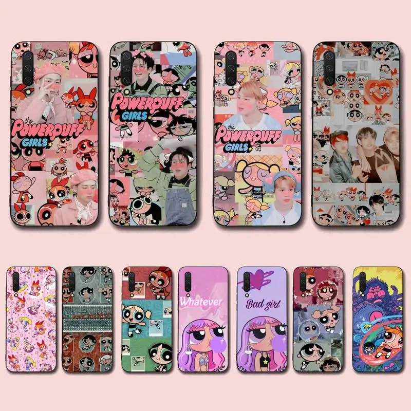 

Bandai Cute Cartoon Powerpuff Girls Phone Case for Xiaomi mi 5 6 8 9 10 lite pro SE Mix 2s 3 F1 Max2 3