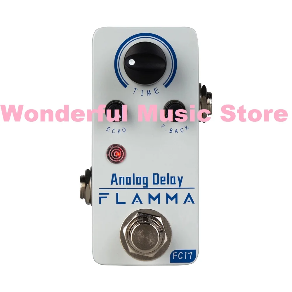 

FLAMMA FC17 Analog Delay Pedal Guitar Effects Pedal Warm True bypass Circuit Guitar Processor Accessories