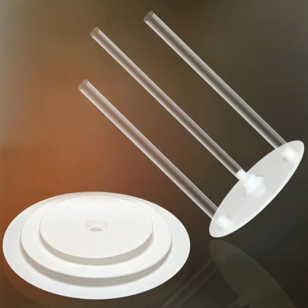 

Cake Stand Multilayer Birthday Holder Dessert Spacer for DIY Kitchen Baking Tool