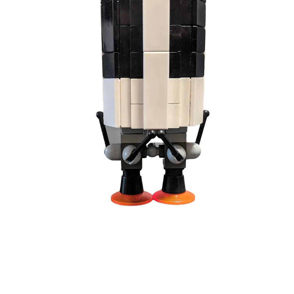 Конструктор MOC Space Series (мерные весы Saturn V) титановые строительные блоки Gemini Rocket