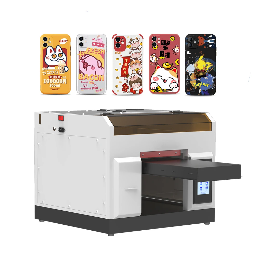 Reizjet A4 Automatic Led UV Flatbed Printer UV Printer Machine 3D UV Printer For Mobile Phone Case