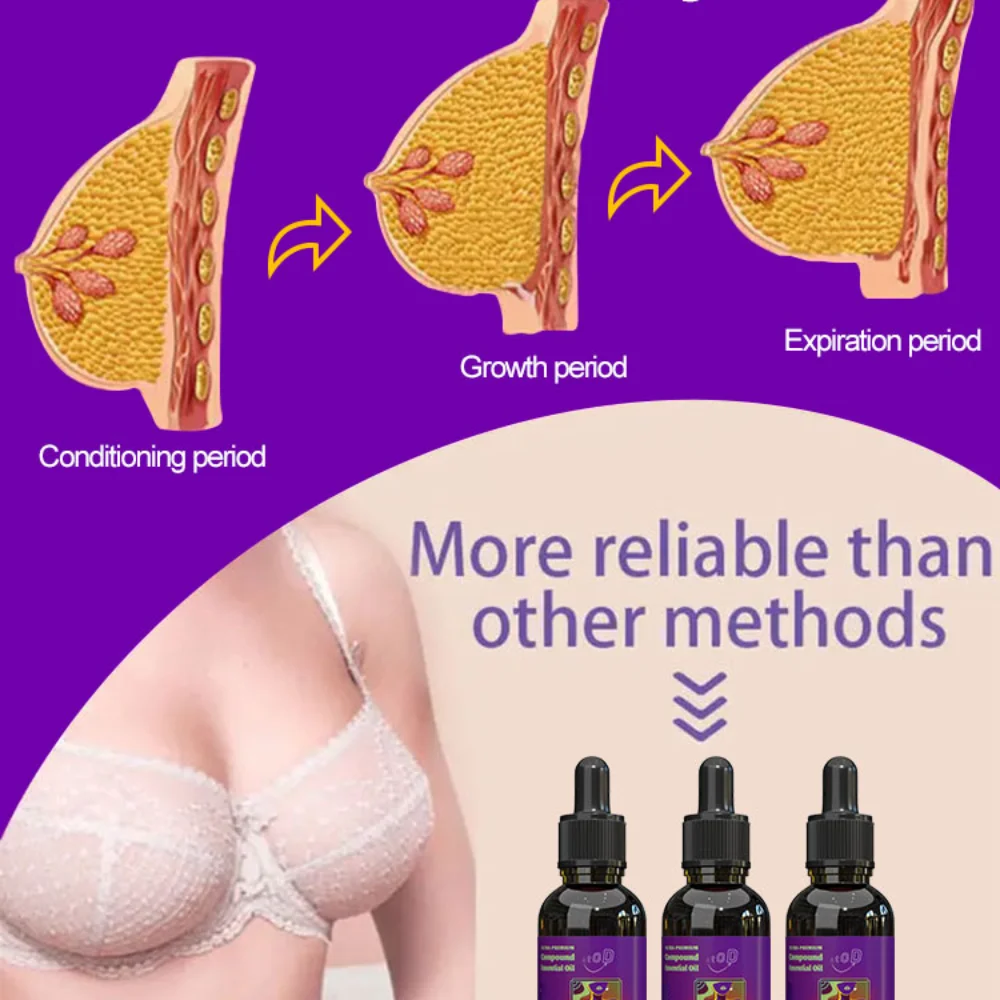 Chest Enhancement Bust Plump Up Growth Enlarging Boobs Bigger Lift Firming Breast Enlarge Bio Oils