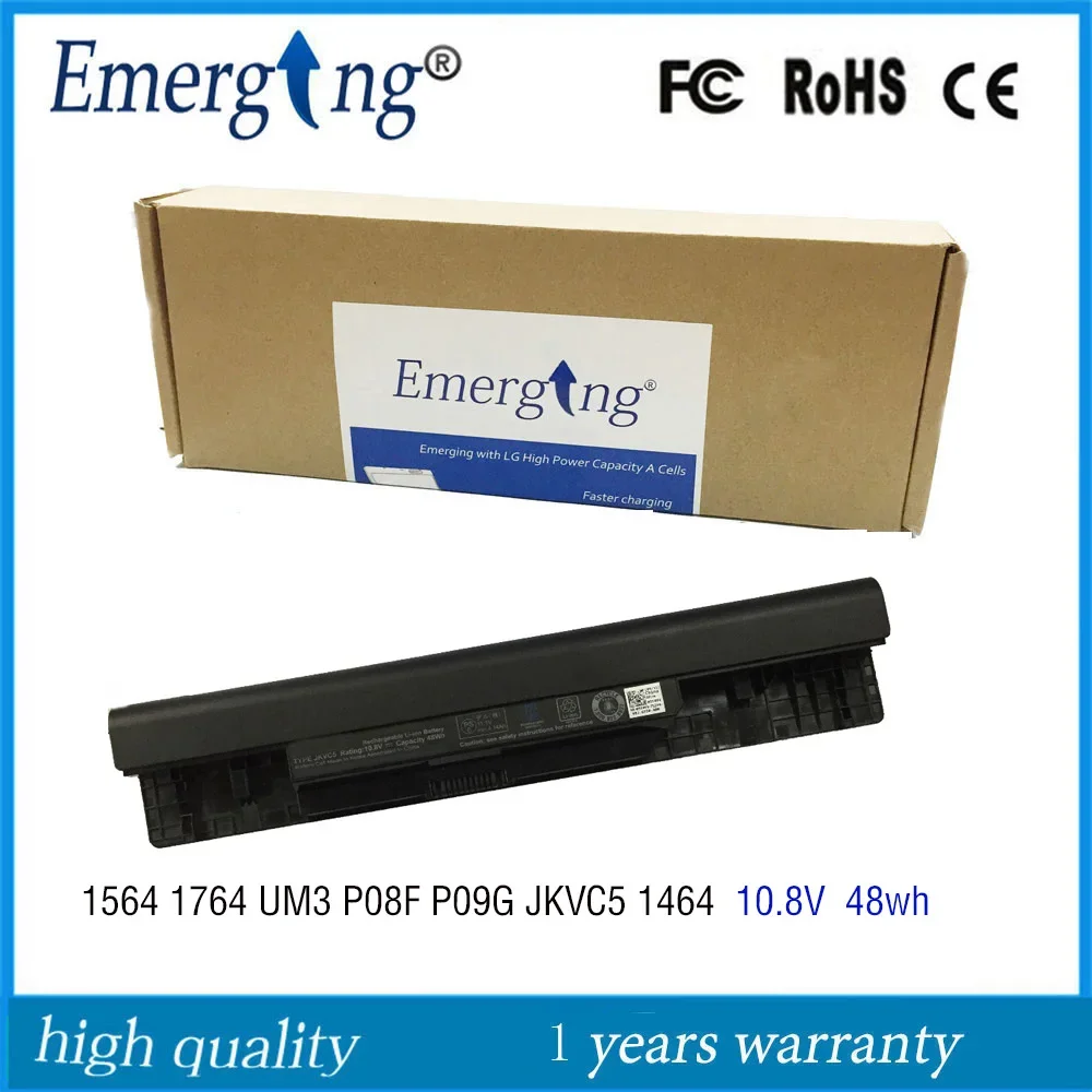 10 8 В 48 Втч оригинальный новый аккумулятор для ноутбука Dell Inspiron 1464 1564 1764 I1464 I1564 JKVC5