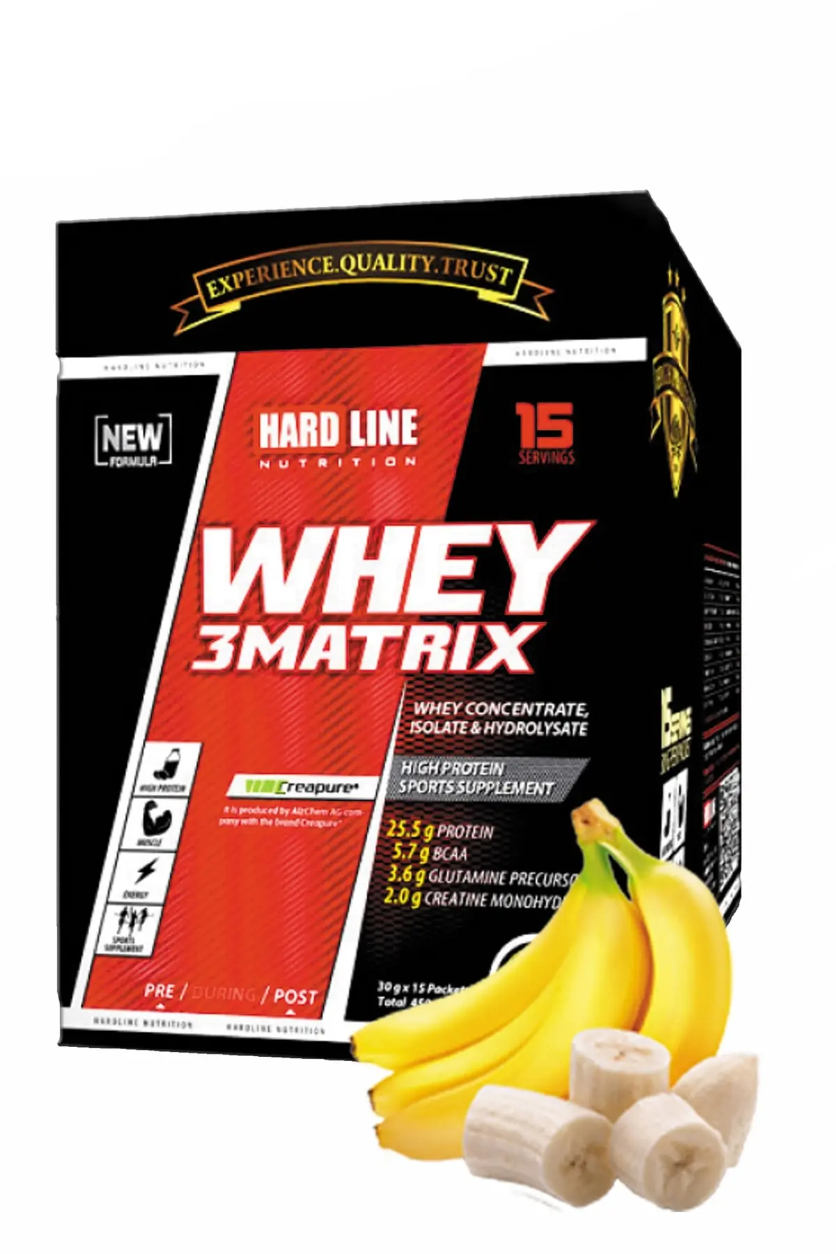 

Whey 3matrix 30 g 15 PCs Banana Disposable Sachet Protein Powder