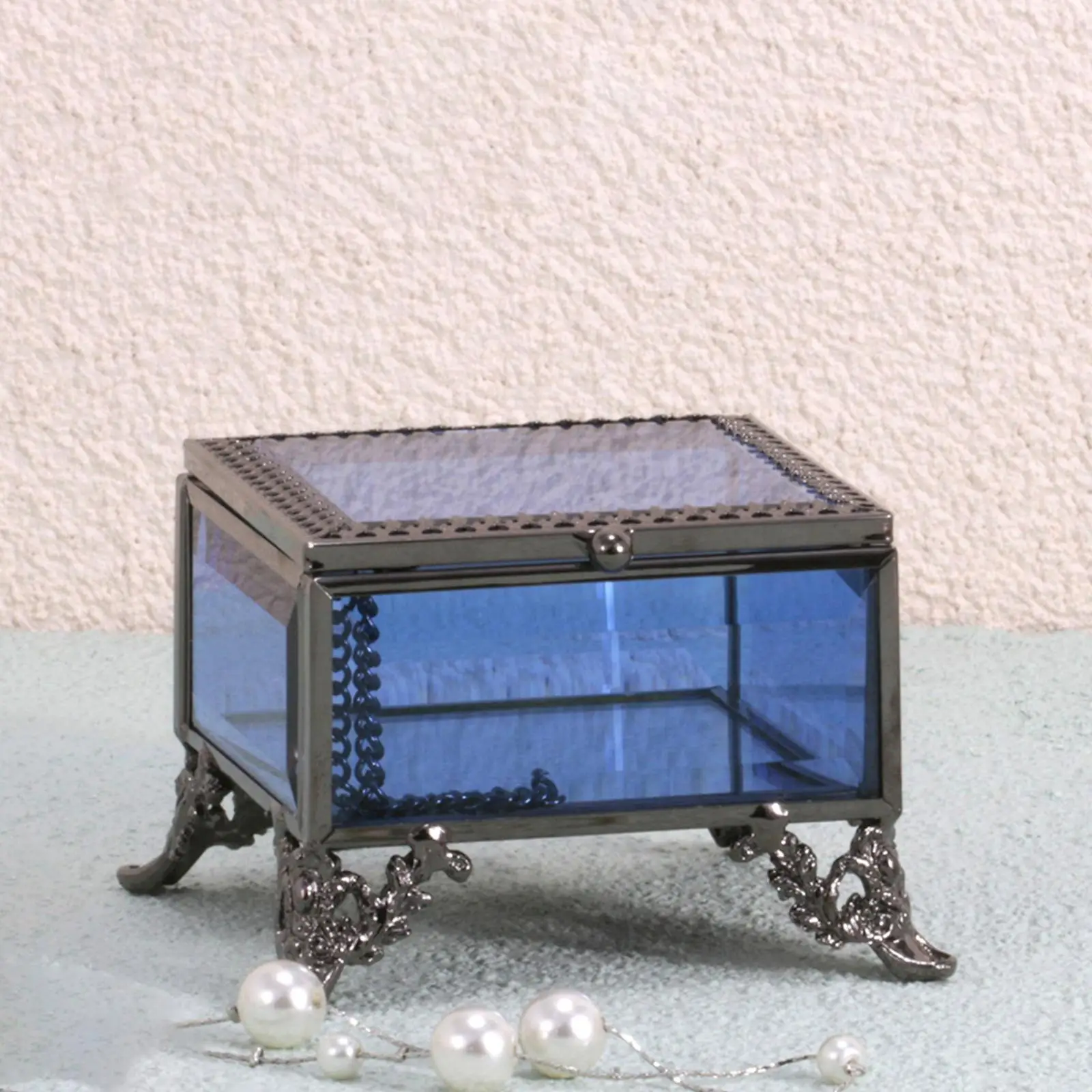 

Keepsake Jewelry Trinket Boxes Home Decor, Glass Display Box