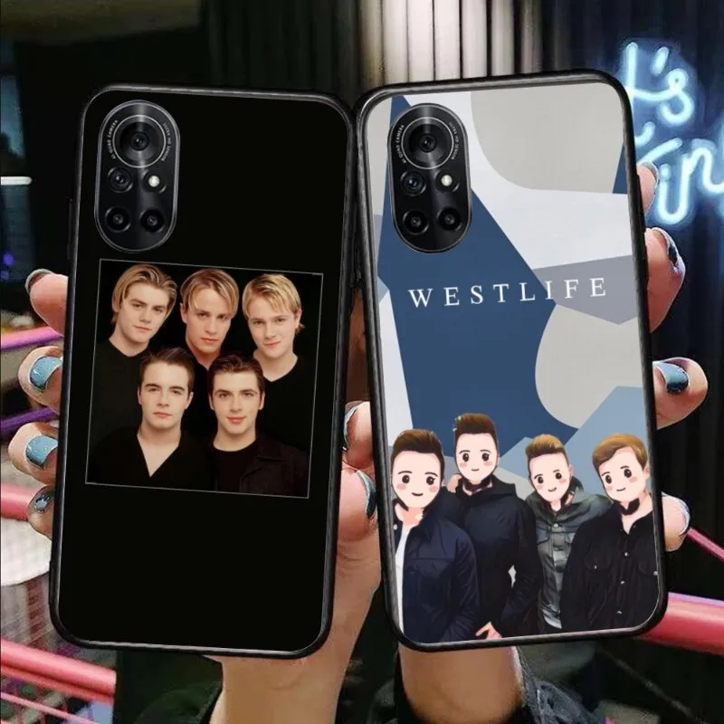Роскошный чехол WESTLIFE мобильный телефон для Honor 70 50 20 7S X9 X8 X7 Magic 4 3 Pro, черный мягкий чехол для телефона
