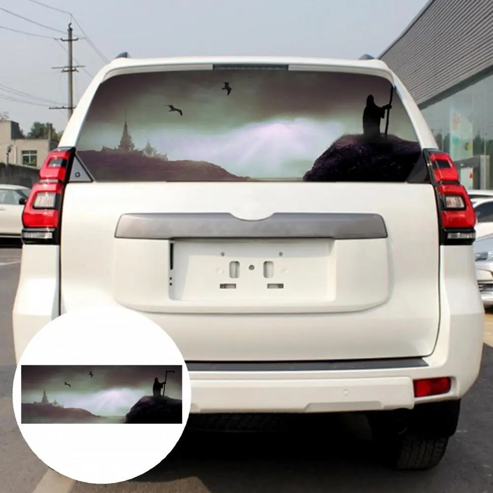 

Long Lasting Creative Car Sticker Ghost Reaper Scythe Vinyl Decal for Pickup