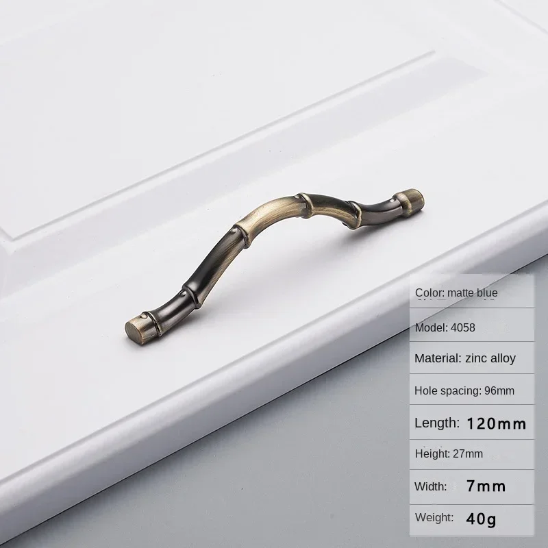 Мебельная фурнитура, дверной ящик, ванная комната, ТВ-шкаф, бамбуковая шарнирная ручка, цинковый сплав, простая современная ручка, ручки для шкафа