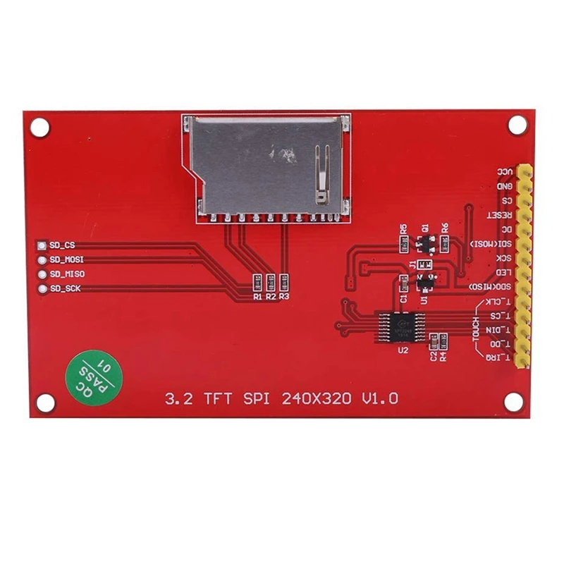 3 2-дюймовый 320X240 Spi Serial Tft ЖК-модуль Экран дисплея с драйвером контактной панели Ic