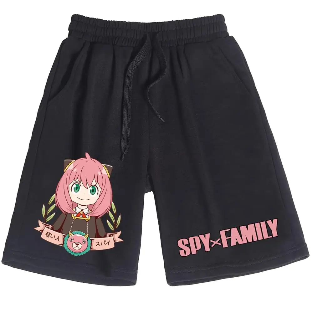 

Spy X Family Cropped Trousers Anya Forger Fifth Pants Anime Kawaii Shorts Man Woman Y2k Pants Loose Streetwear Short Pants