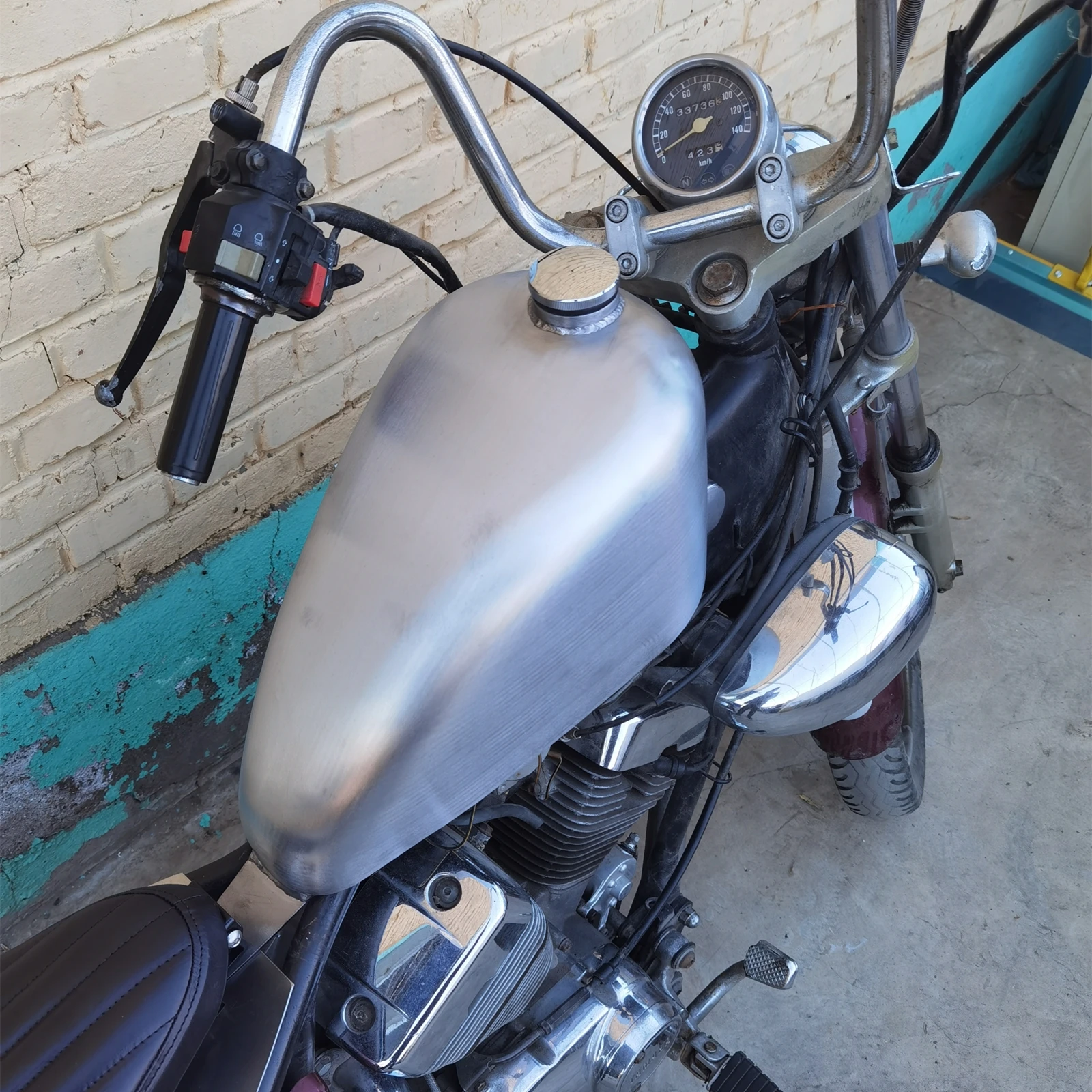 6-литровый бензиновый топливный бак для мотоцикла ручной работы бензиновая банка