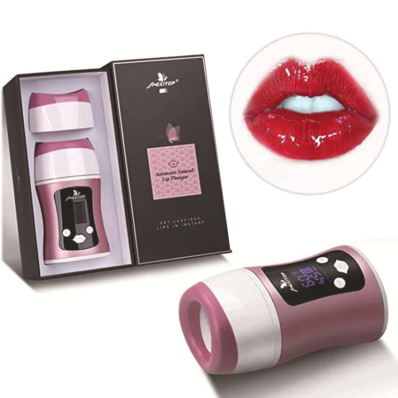 Silicone Lip Plumper Device Portable Electric Lip Plumping Enhancer Sexy Bigger Fuller Lips Enlarger Beauty Care Tool For Women