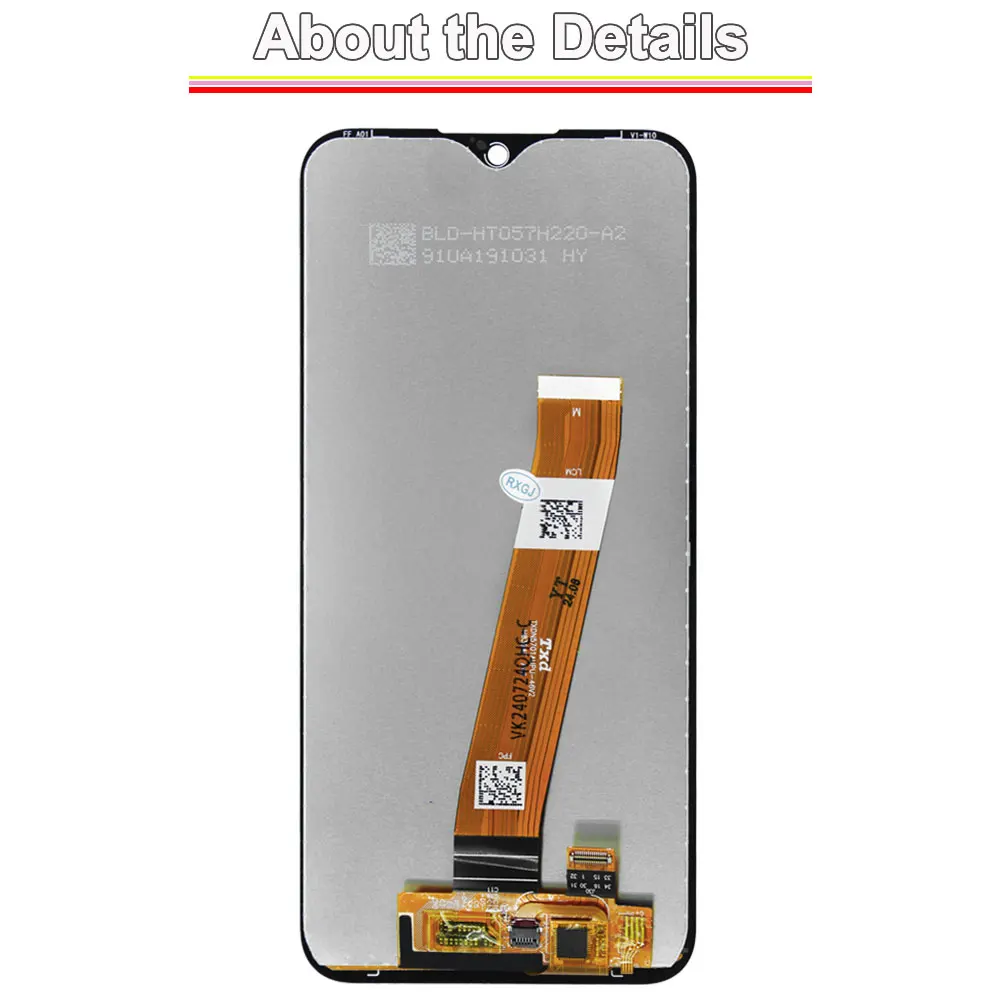 Фото Проверенный ЖК-дисплей для Samsung Galaxy A01 A015F, сенсорный экран в сборе, замена ЖК-экрана для телефона Samsung A01 №4