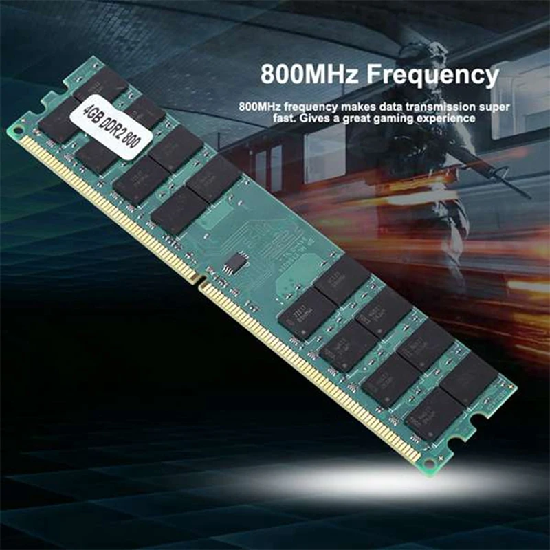 16GB 4X4GB PC2-6400 DDR2 800MHZ 240Pin for AMD Dedicated Desktop Memory Ram 1.8V SDRAM Only |
