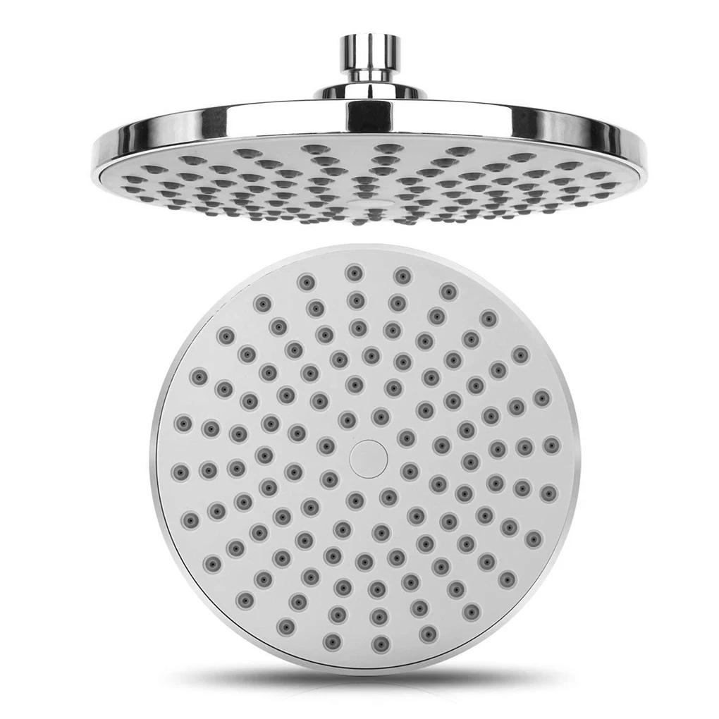 

9 8 6 Inch Rainfall Shower Head RecabLeght Bathroom Showerhead Round And Square Spa Top Spray Nozzle Adjustable Bath Accessories