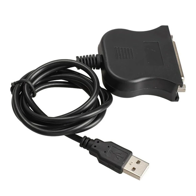 Параллельный кабель USB на 25-обскура Интерфейс DB25 IEEE 1284 USB2.0 для принтера прочный