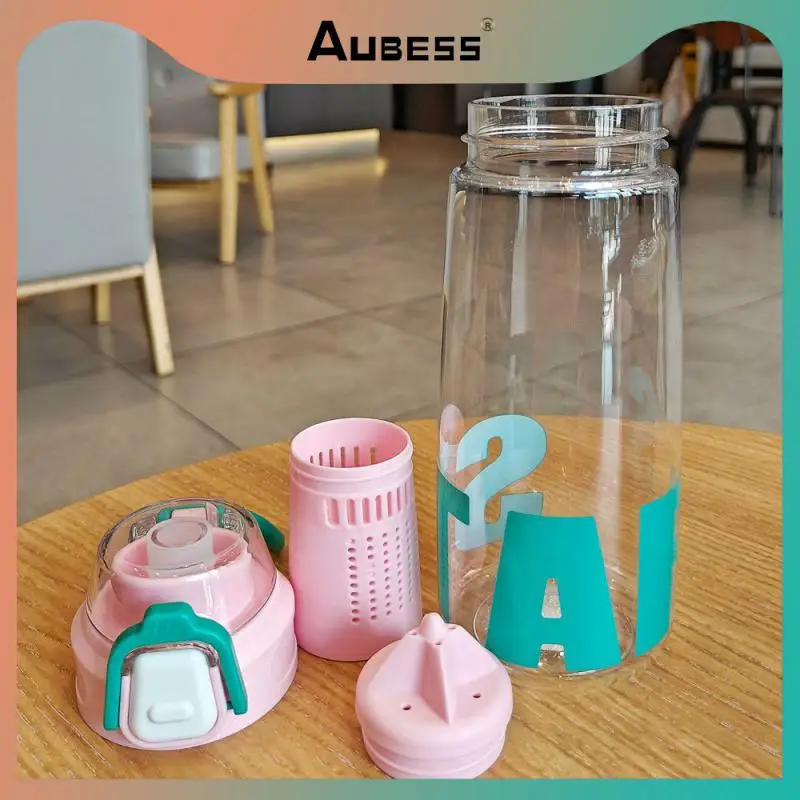 

Tea Separation Direct Drinking Cup Creative Plastic Cup Bounce Cover Tea Maker Student Drinkware Sealed And Leak-proof Water Cup