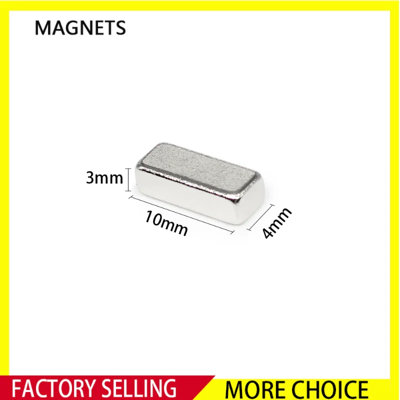 

10/20/50/100/200/300/500PCS 10x4x3 Quadrate Strong Powerful Magnets N35 10x4x3mm Block Rare Earth Neodymium Magnet Sheet 10*4*3