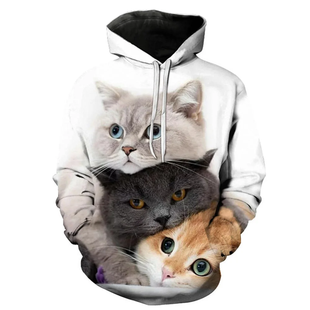 

New 3D Printing Cute Pet Pattern Children's Clothing Men's and Women's Daily Necessities Sweater Fashion Affordable Men's Hoodie